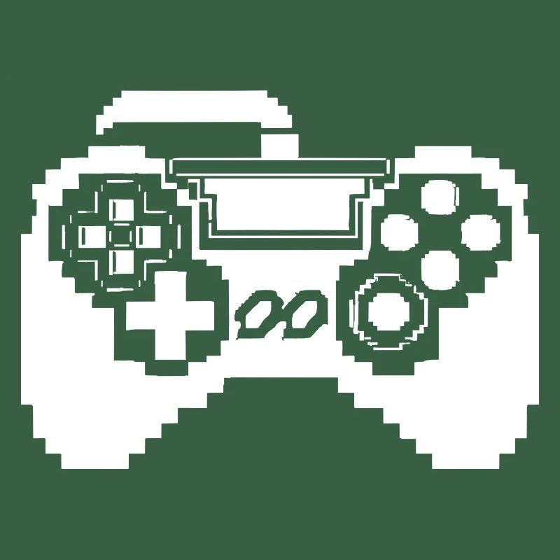 Game Controller Pixel Graphics