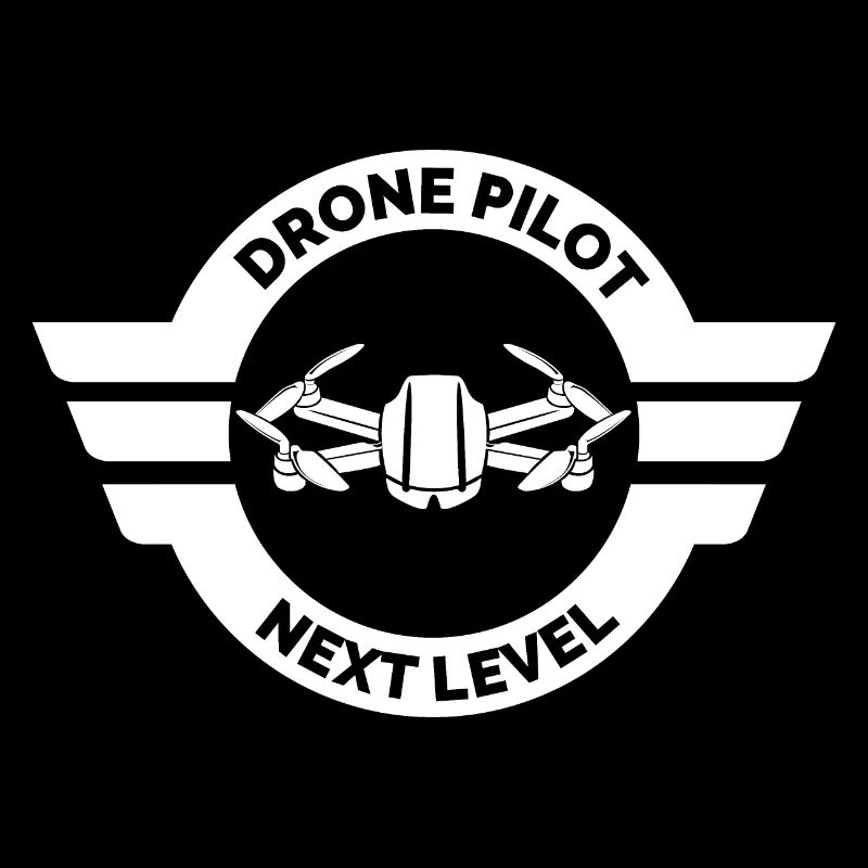 pilote de drone de course pilote de drone symbole logo de vol