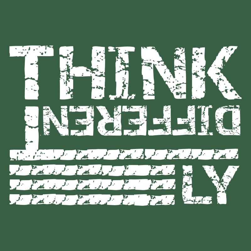 Think Differently – Grunge Typography Design