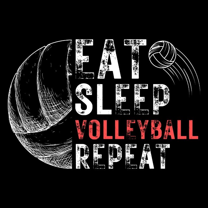 Manger dormir Volley-ball Répéter