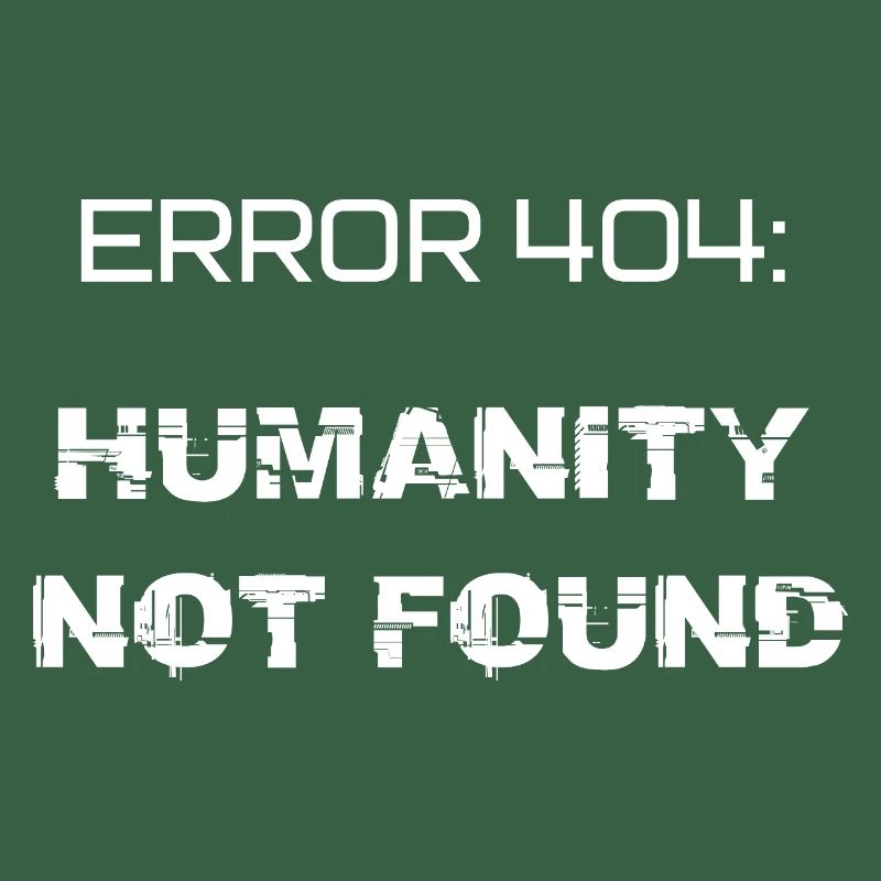 error 404: humanity not found