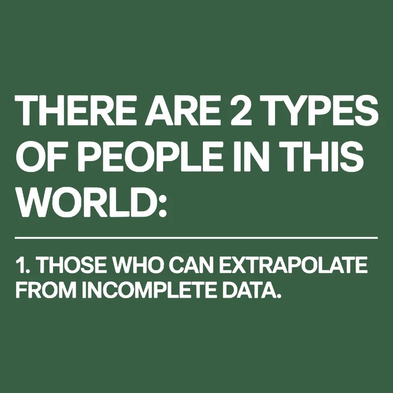 Statistik Analyse Data Science Extrapolation