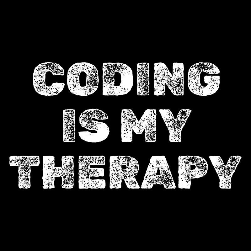 Le codage, c’est ma chemise de programmeur de thérapie