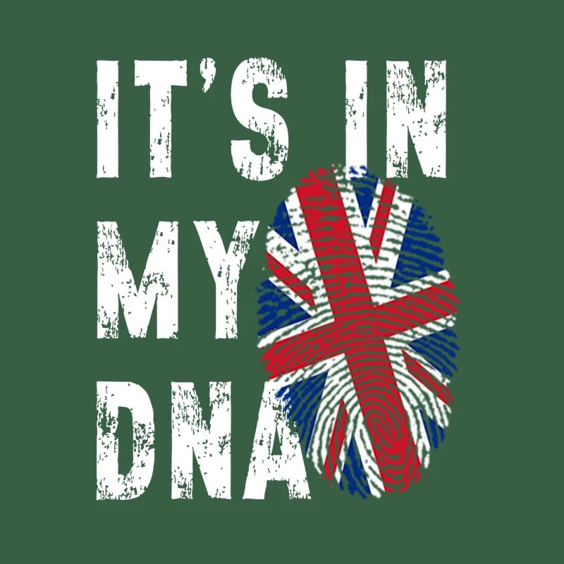 C’EST DANS MON ADN Drapeau britannique Angleterre Royaume-Uni Grande-Bretagne