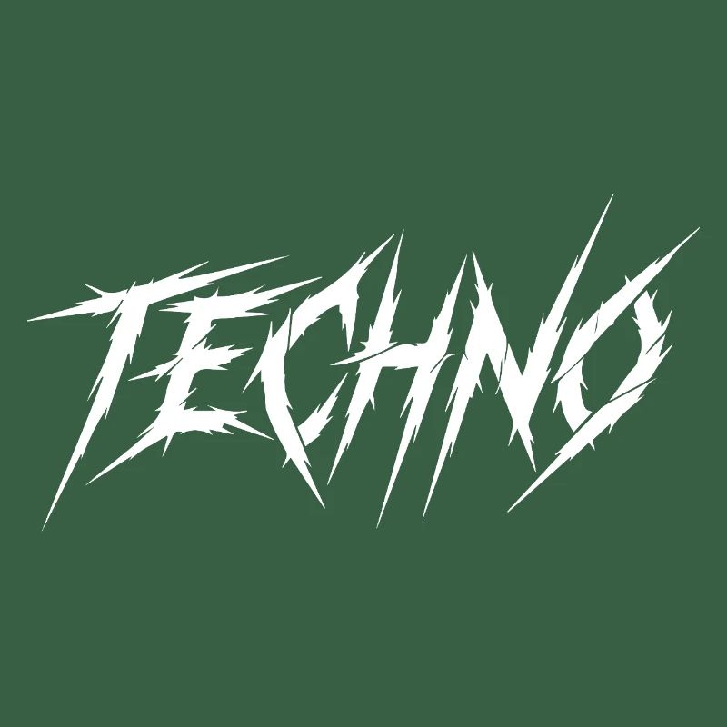 Sharp Techno Typeface