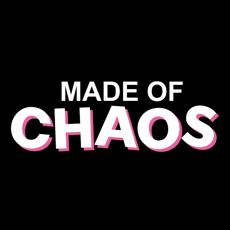 Fabriqué en accent rose Chaos