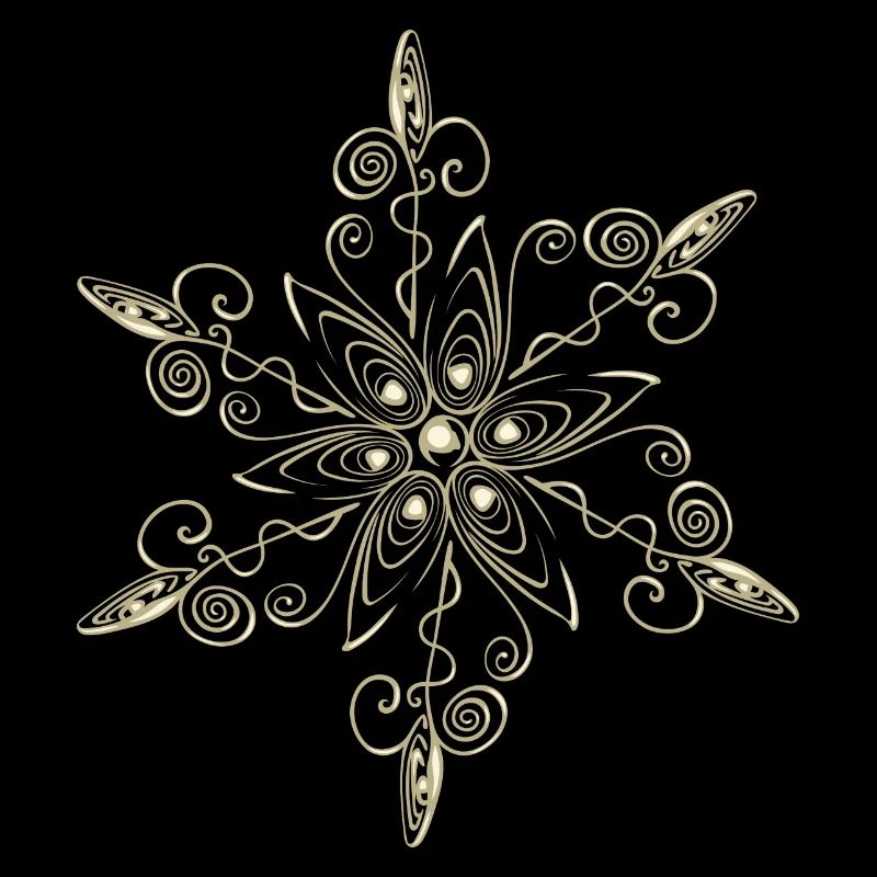Cristal de glace Snowflake Star