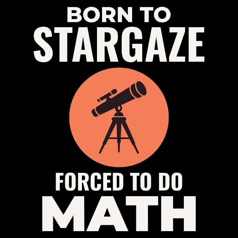 Astronomy Lover Math Design 