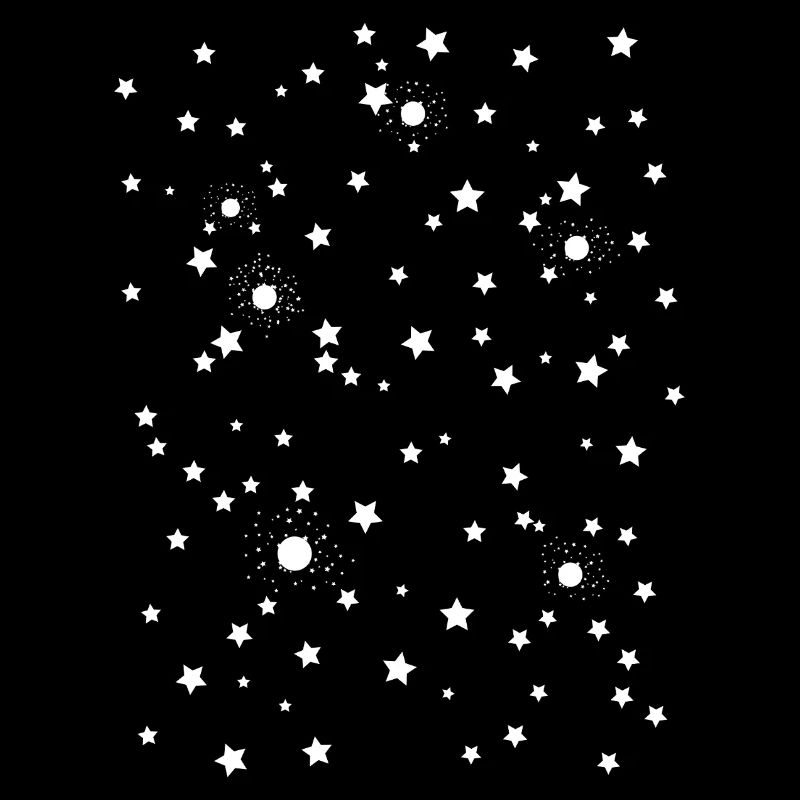 Étoiles spatiales du ciel étoilé