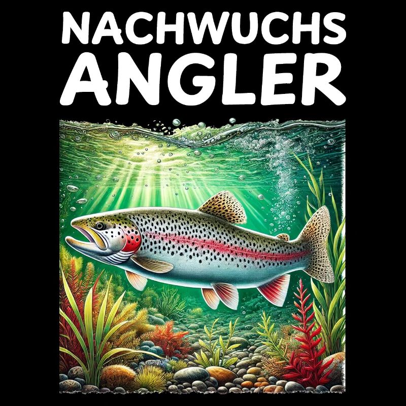 Forelle Kinder Angler Geschenk