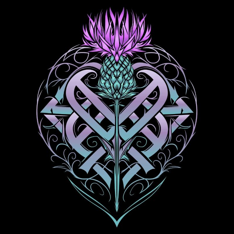 Thistle Shield Celtic Knots Thistle Lover