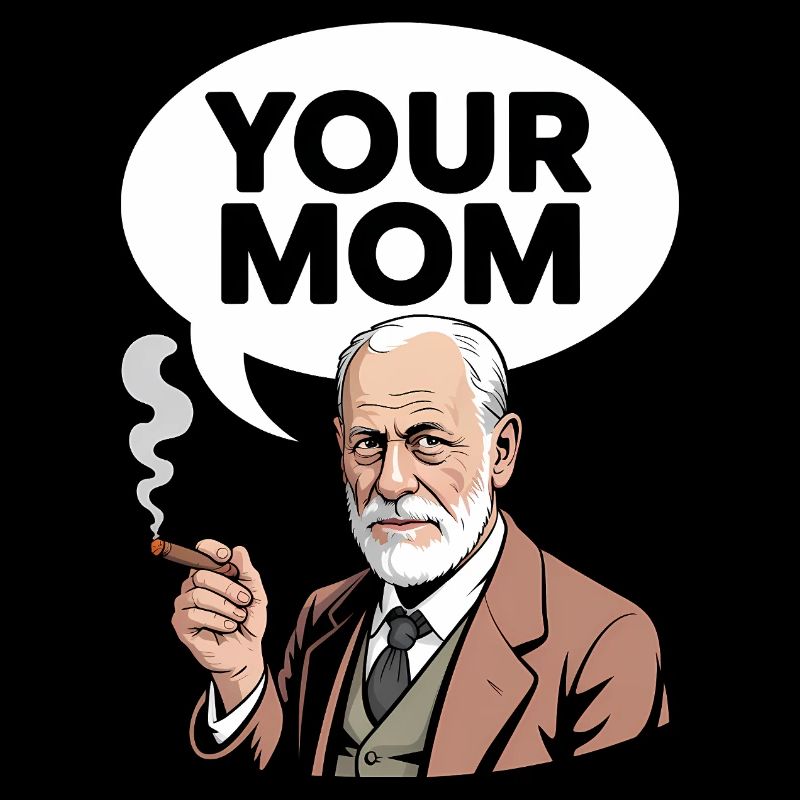 Ta mère - T-shirt drôle de Sigmund Freud