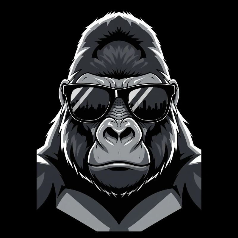Cool Gorilla Sunglasses Design