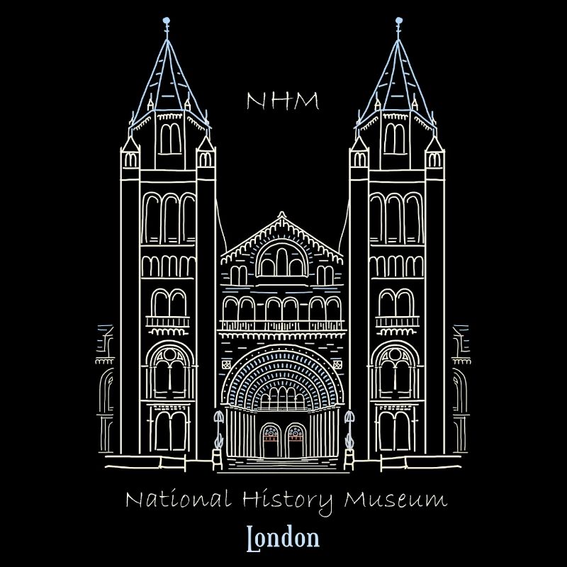 Londres, Musée d’histoire naturelle NHM, Dessin, Royaume-Uni