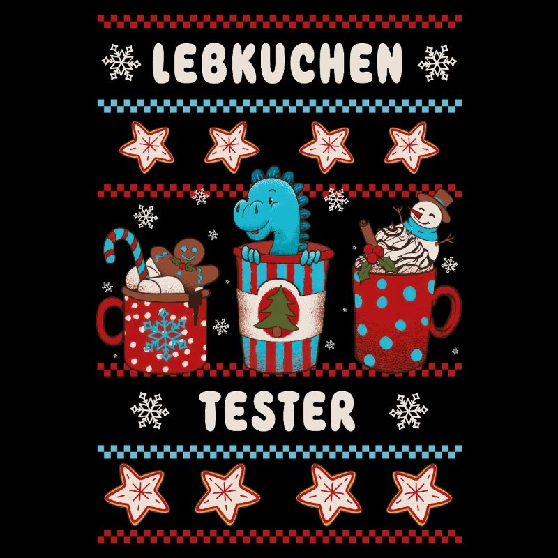 Weihnachten Lebkuchen Tester mit Dino