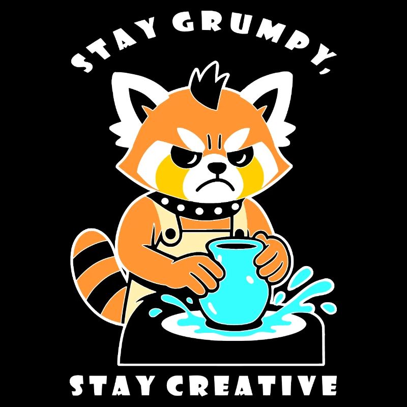 Stay Creative Pottery Panda