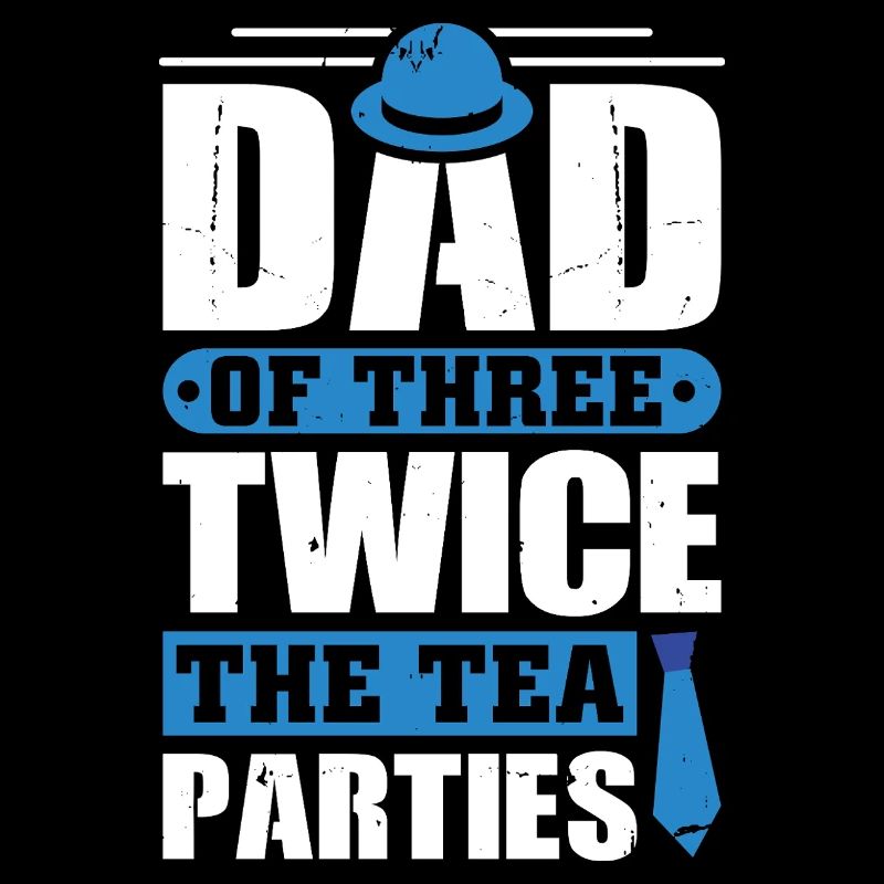Papa Vater von drei Mädchen Töchtern