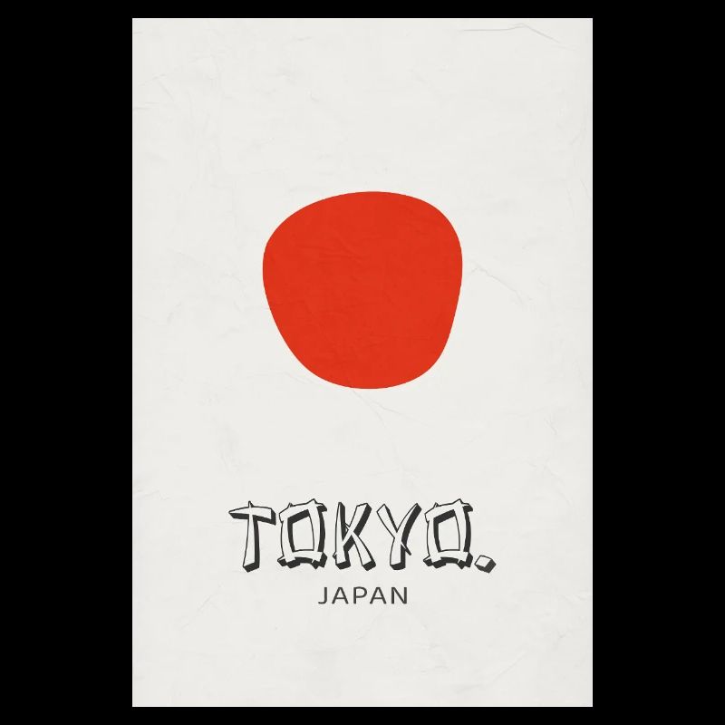 Affiche Tokyo – Déclaration de design moderne