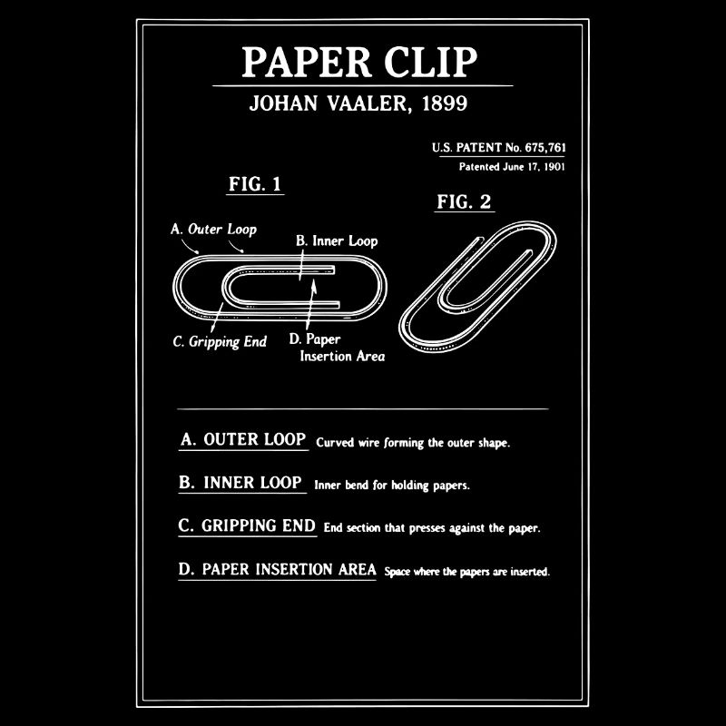 Schéma de plan de brevet pour trombone vintage