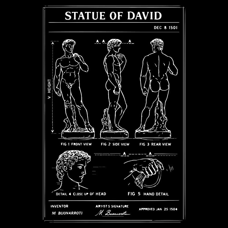 David Michelangelo Blueprint of Classical Figure