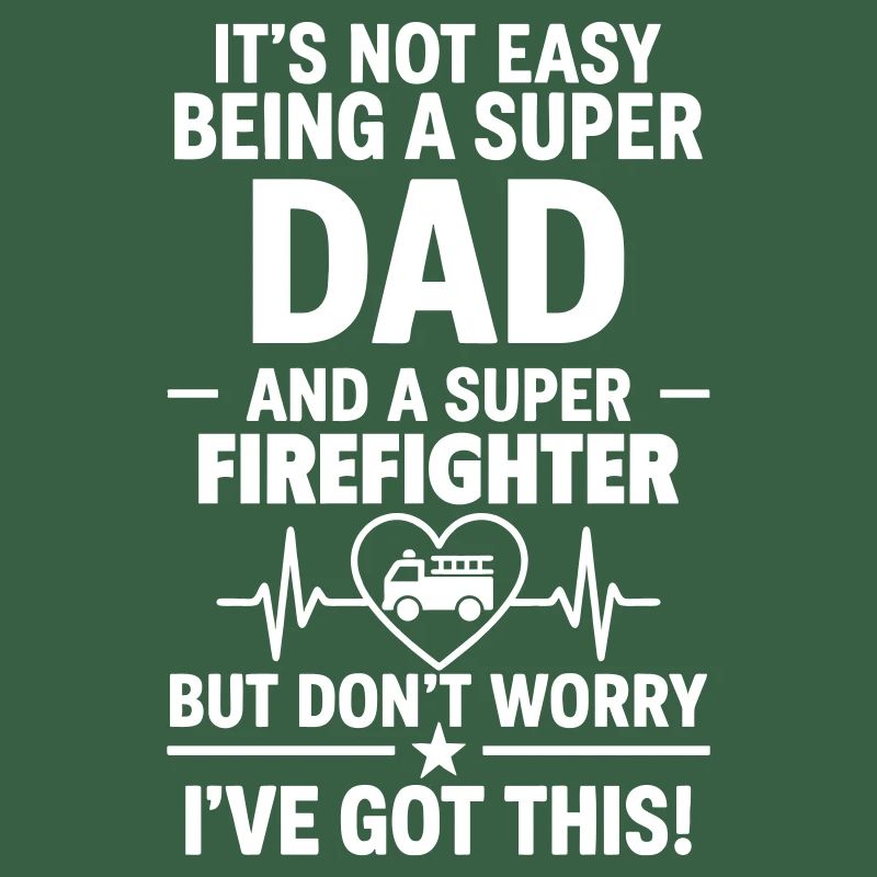 Cœur + Pompier – Super Dad Pompier
