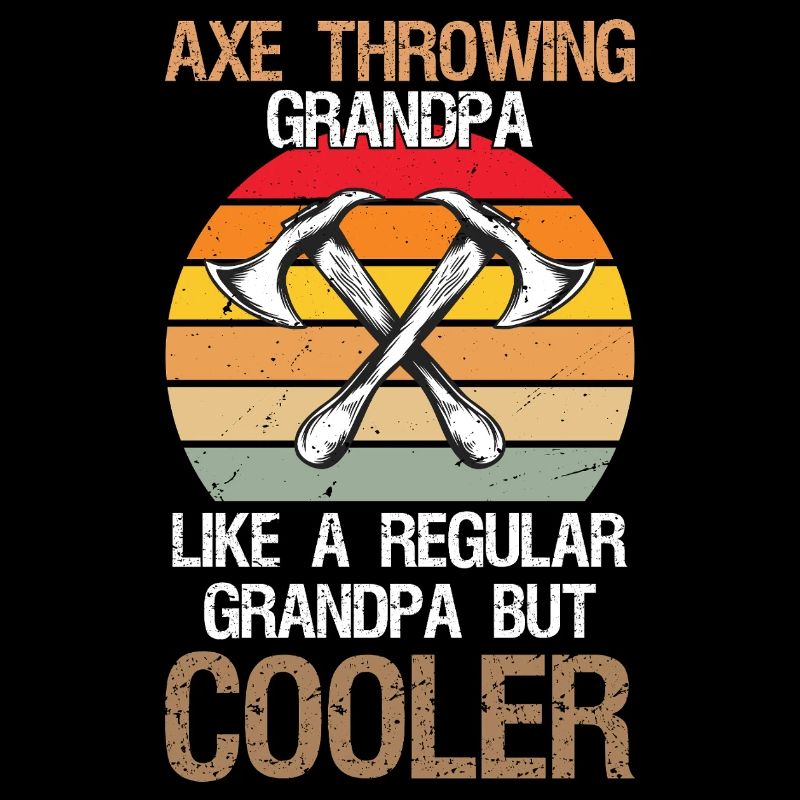 Axe Throwing Grandpa Axe Thrower