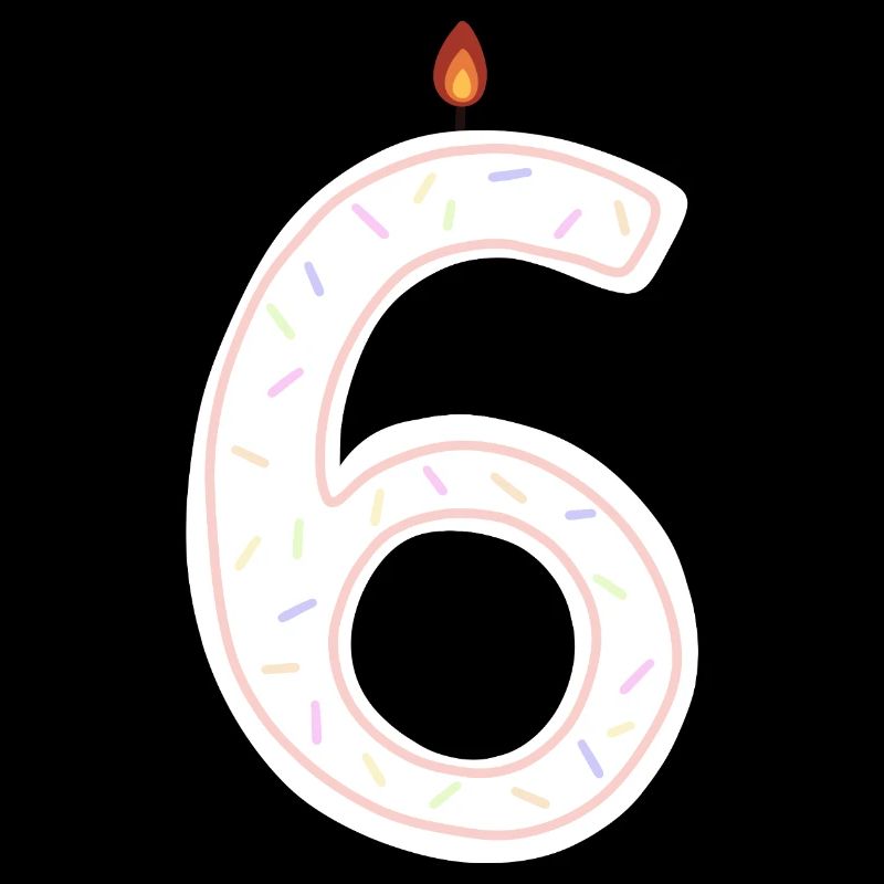 Couleur d’anniversaire numéro bougie design