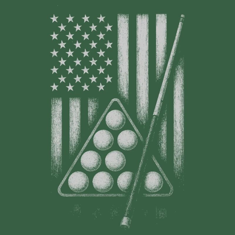 Conception de boules de billard Flag