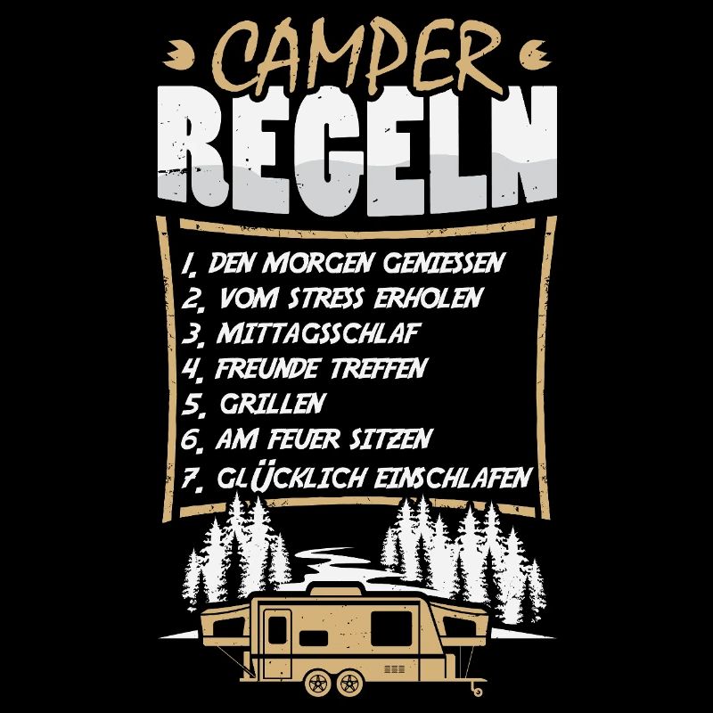 Camper Camping Caravan Saying