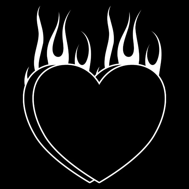 Burning heart