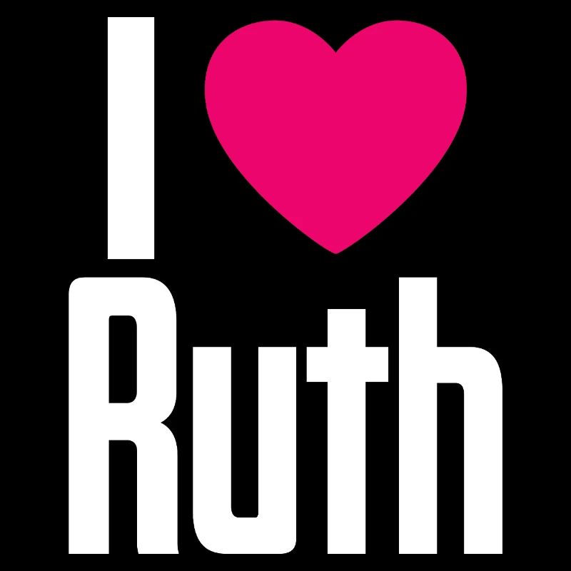 J’aime Ruth Cœur Rose J’aime Ruth