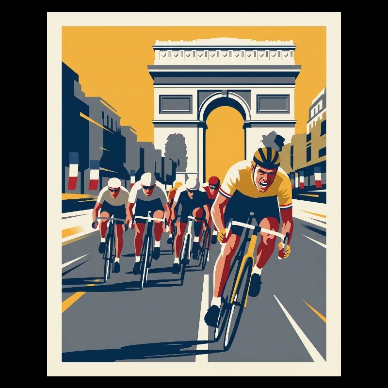 Paris Sprint – Radfahrer-Erinnerung