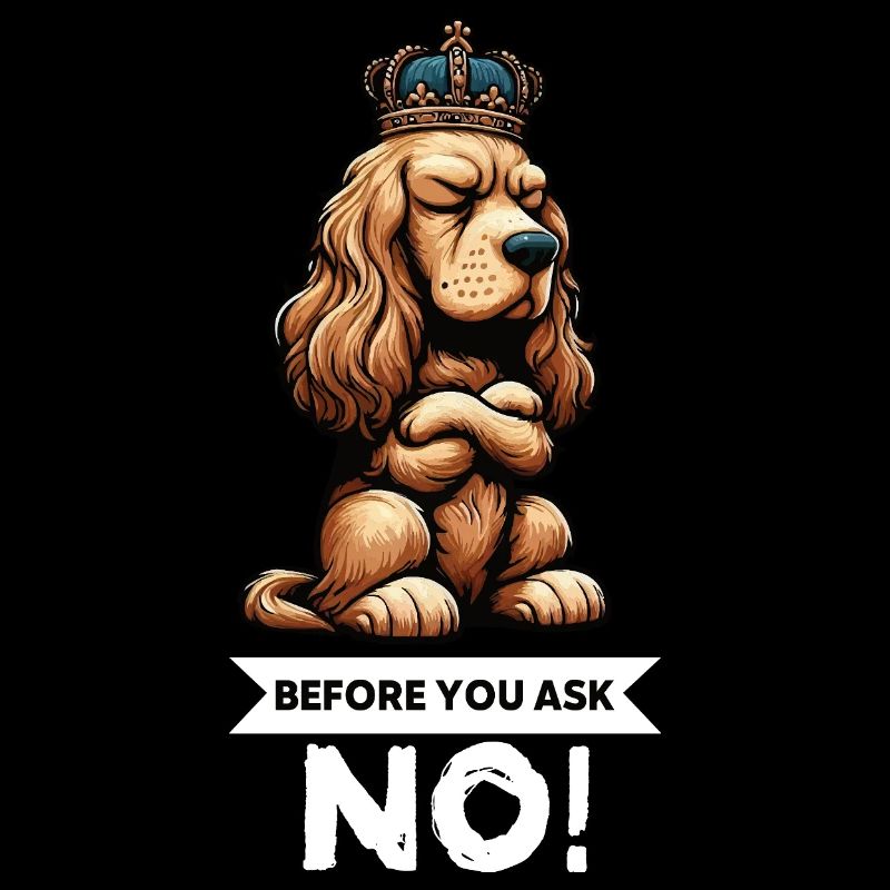 Before You Ask Cocker Spaniel Cockerhund 
