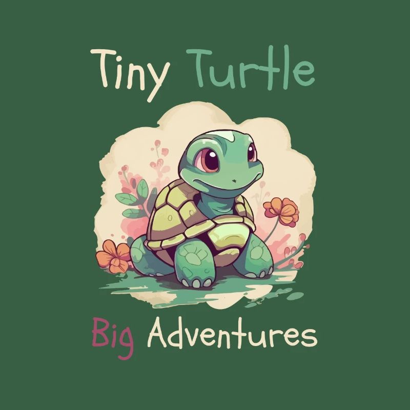 Conception d’aventure de tortue minuscule