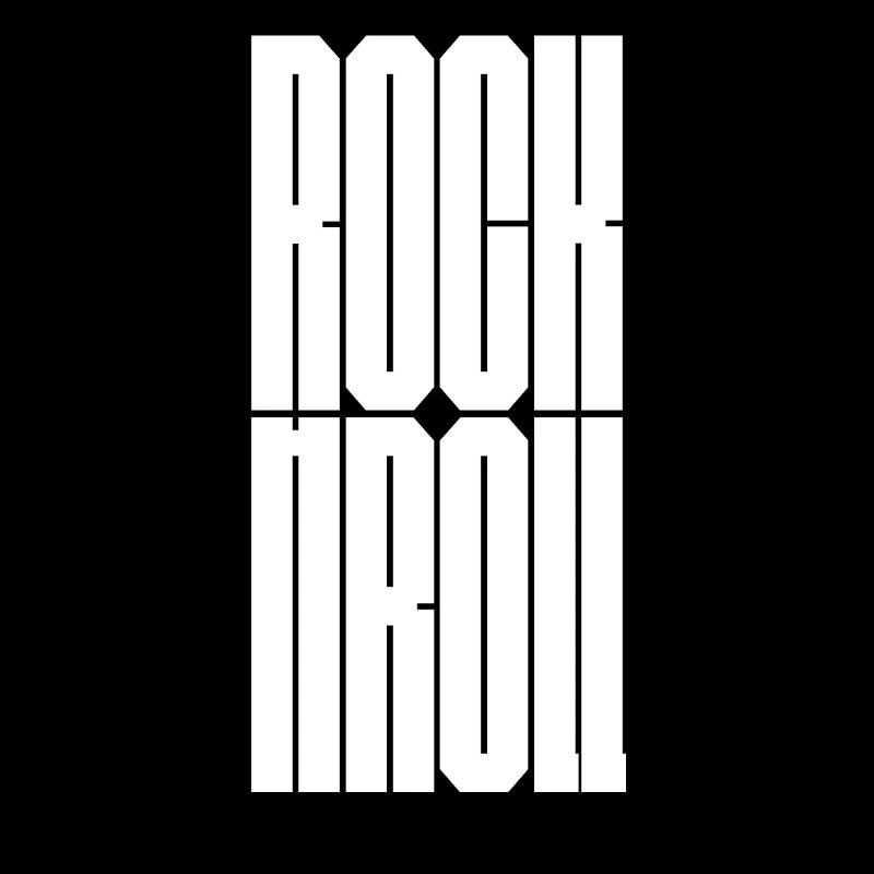 Rock and Roll bold logo design