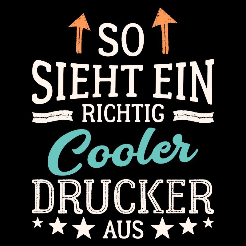 So sieht ein richtig cooler Drucker aus Druckerei