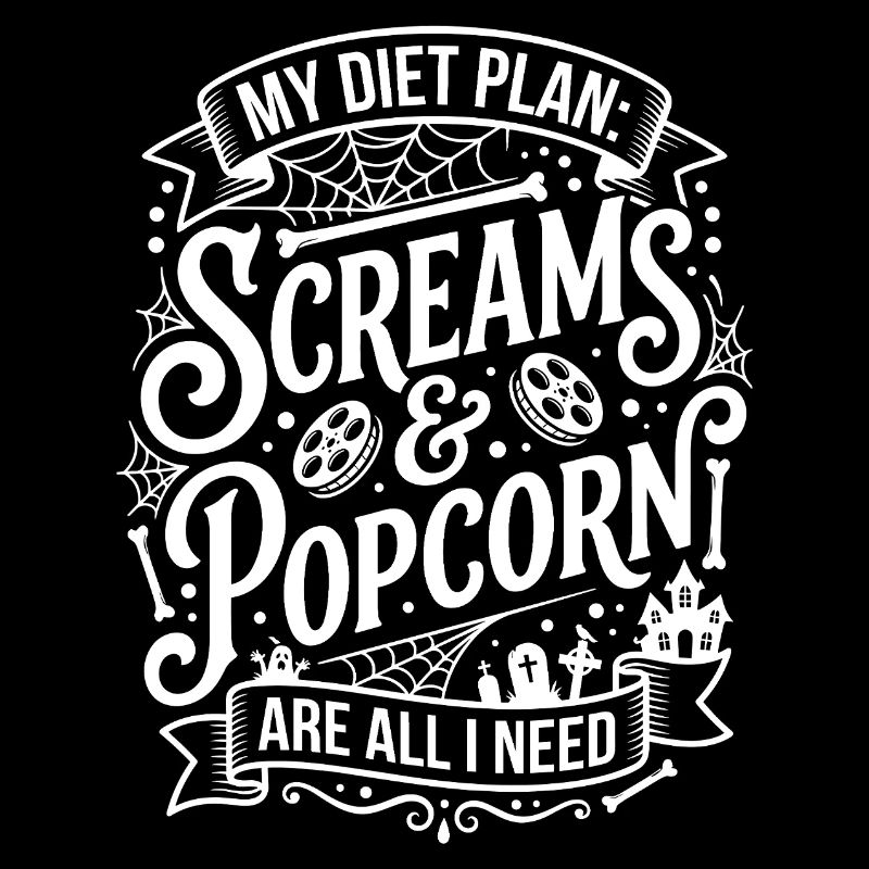 Cris & Popcorn Halloween Design