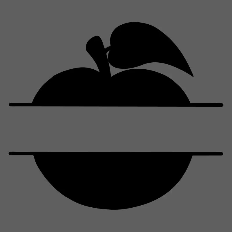 Textausschnitt im Apfel