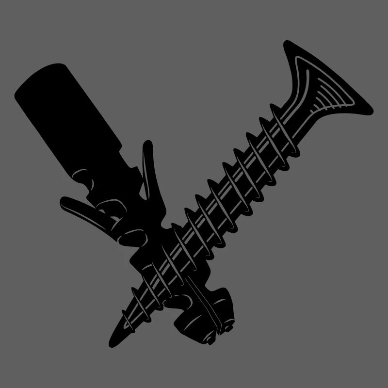 Screw and plug
