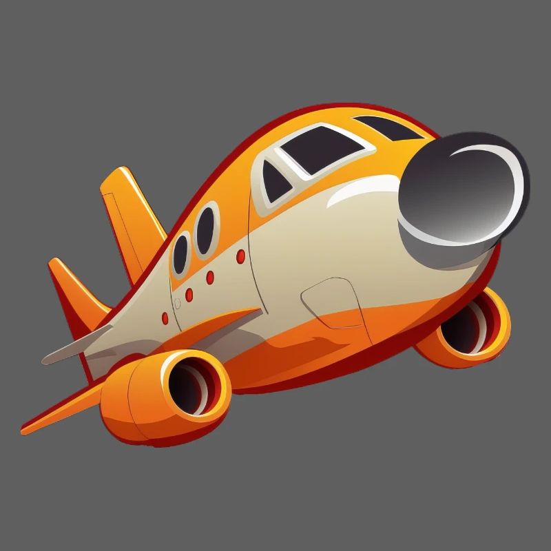 Comic Flugzeug