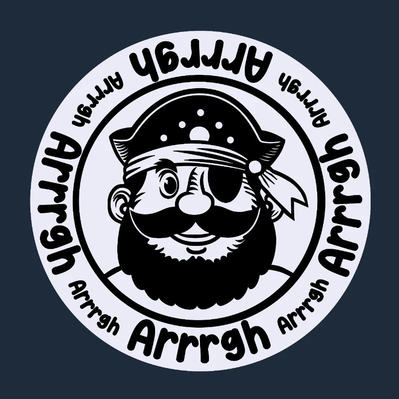 Drôle de pirate avec cache-œil