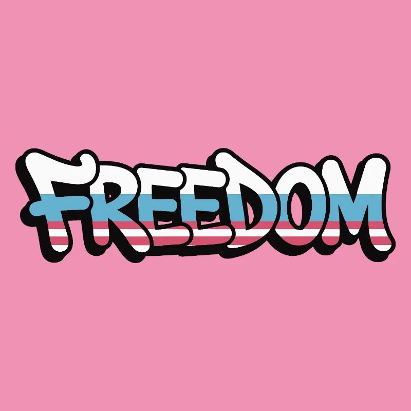 Freedom Typography Statement Design