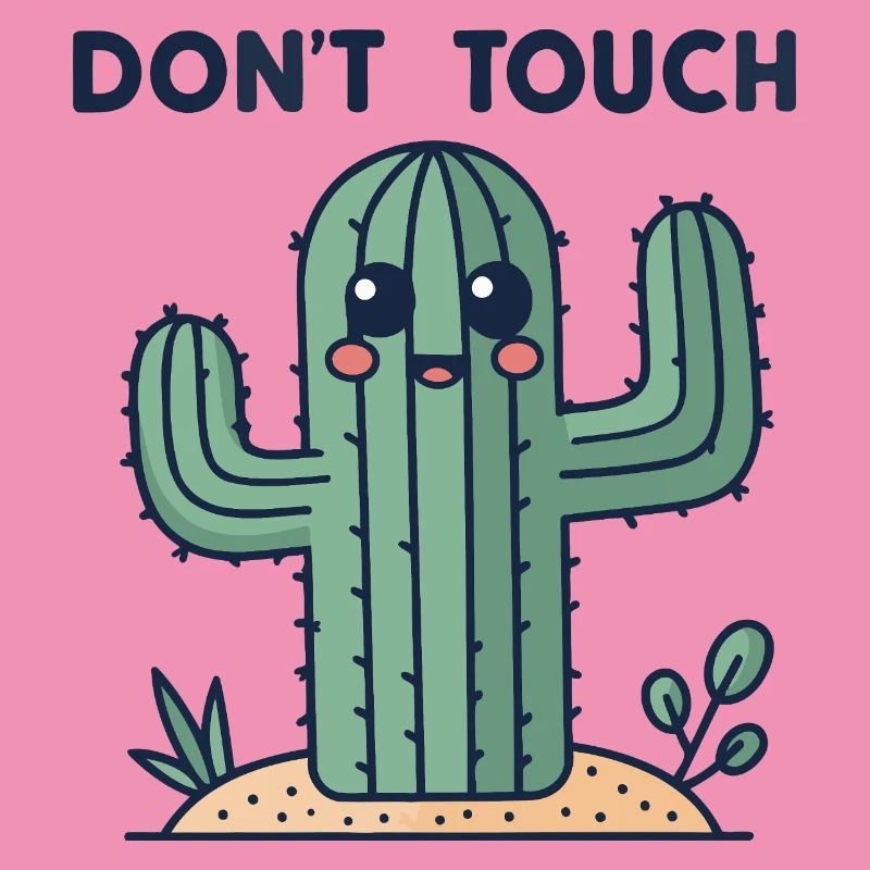 Cactus mignon: interdiction toucher