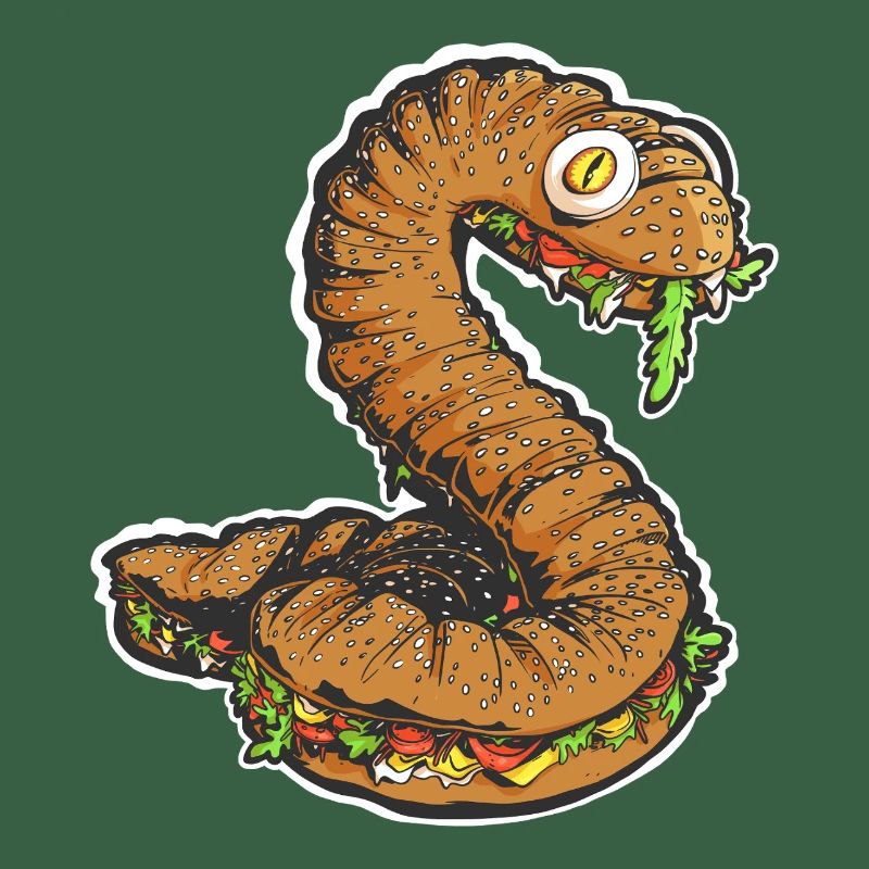 Le Snacking Snake