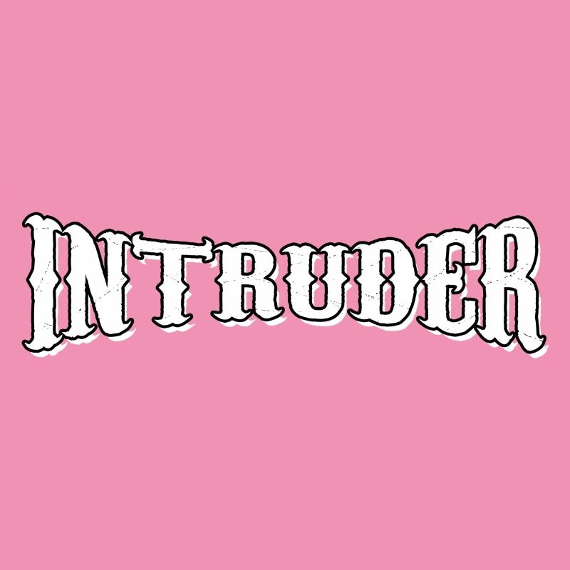 intruder hacker intruder clan sticker computer