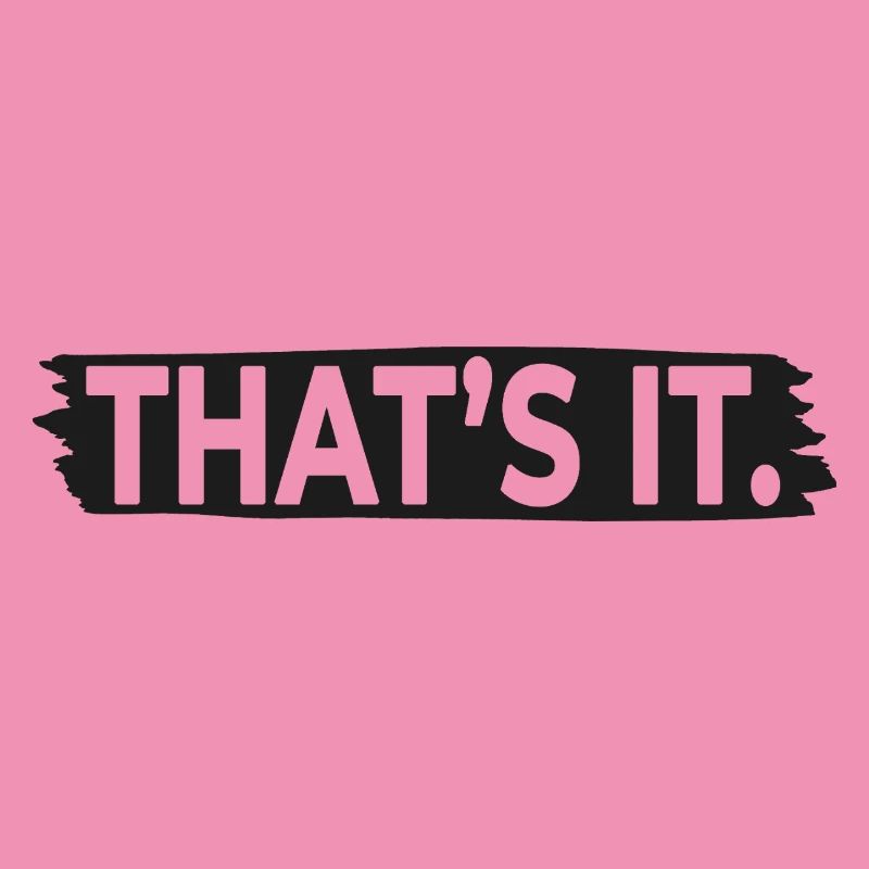 C’EST ÇA. – Typographie minimaliste à déclaration