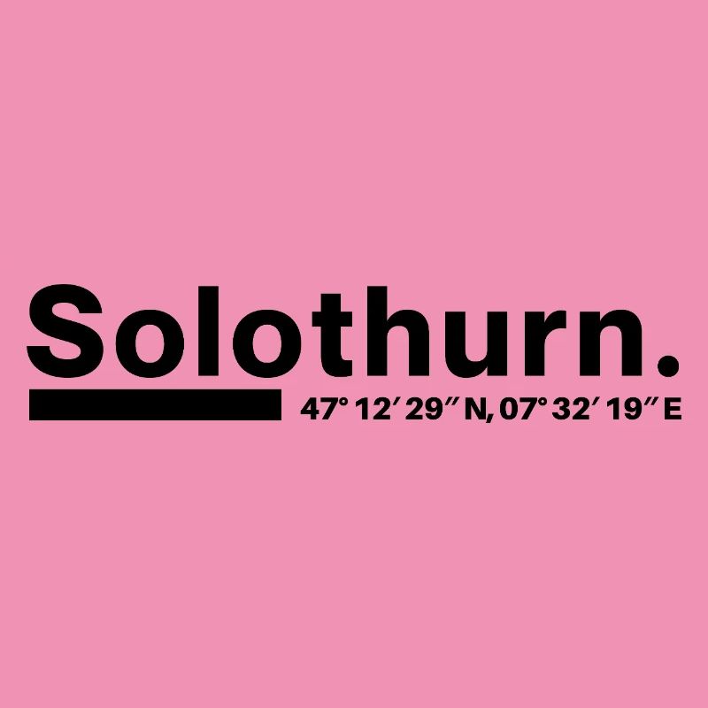 Solothurn coordinates Canton Switzerland