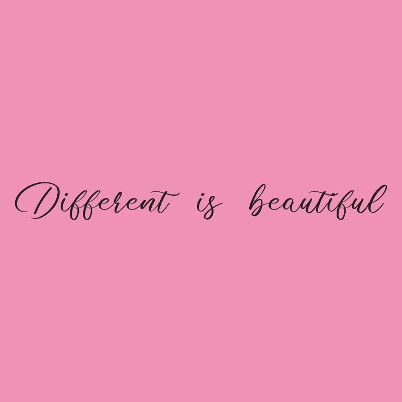 Différent, c’est beau