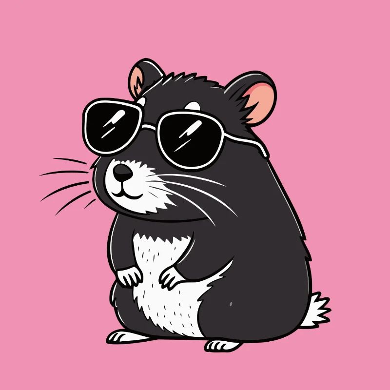 Hmster chic dark glasses