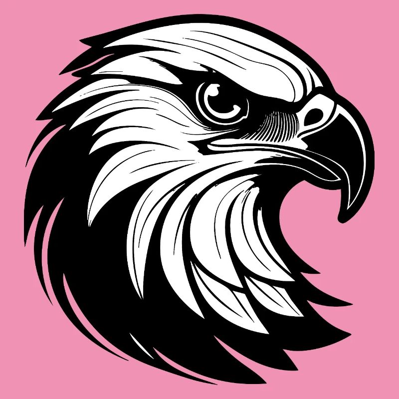 Graphiques élégants en forme d’aigle